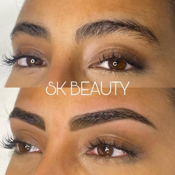 Teinture des sourcils